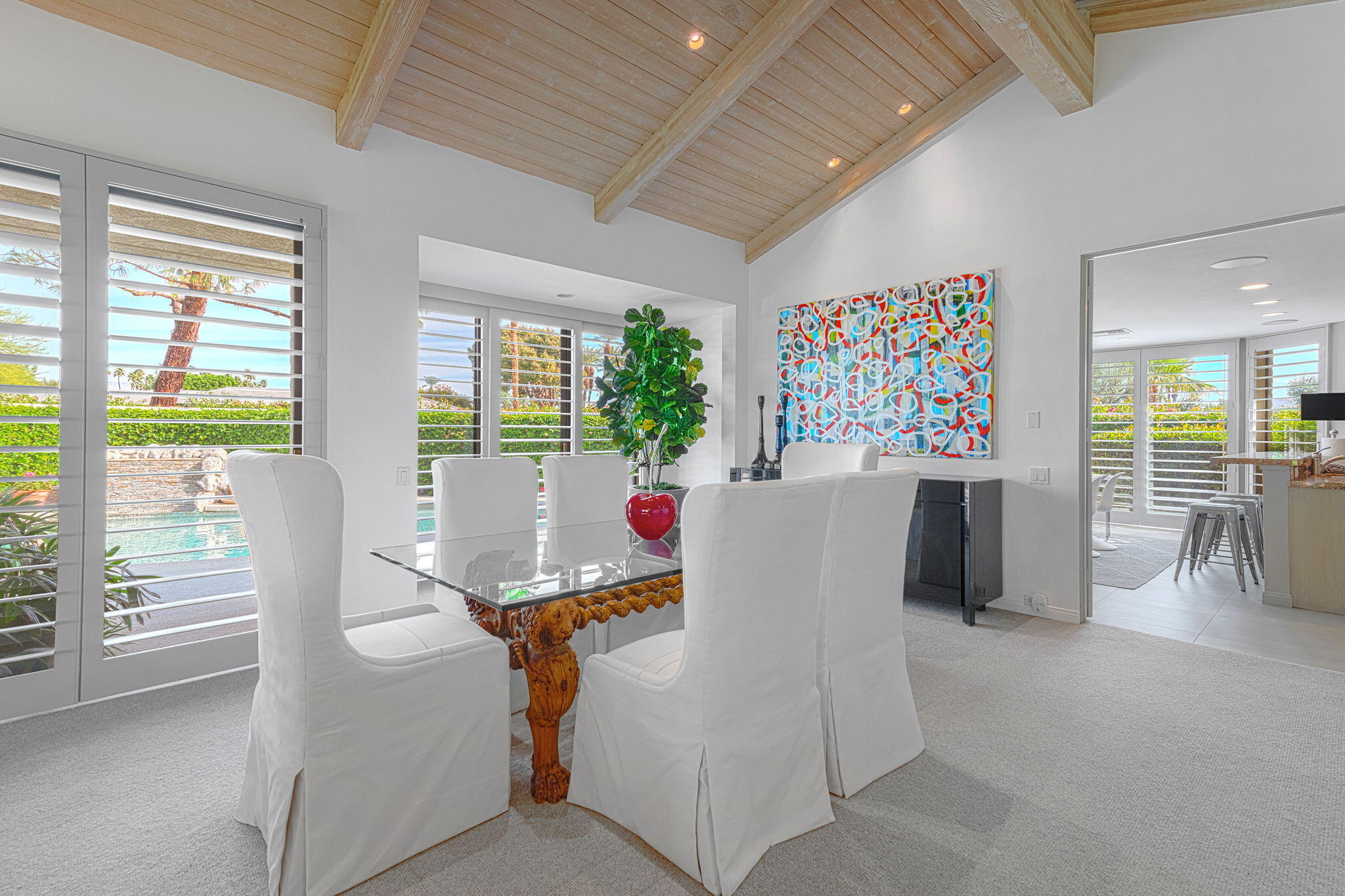 10 Creekside Drive Rancho Mirage, CA 92270 - Photo 14 of 32 a workspace with furniture window and outside view