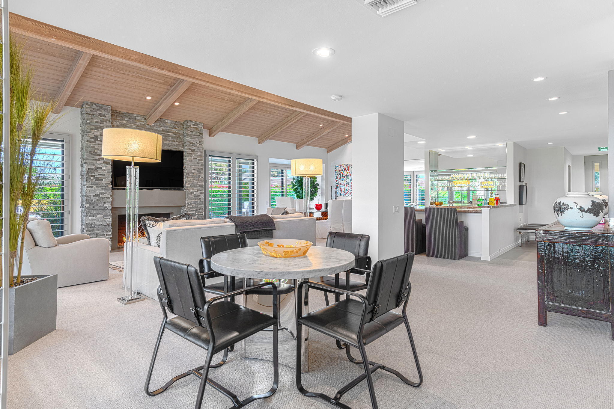 10 Creekside Drive Rancho Mirage, CA 92270 - Photo 16 of 32 a view of a dining room with furniture