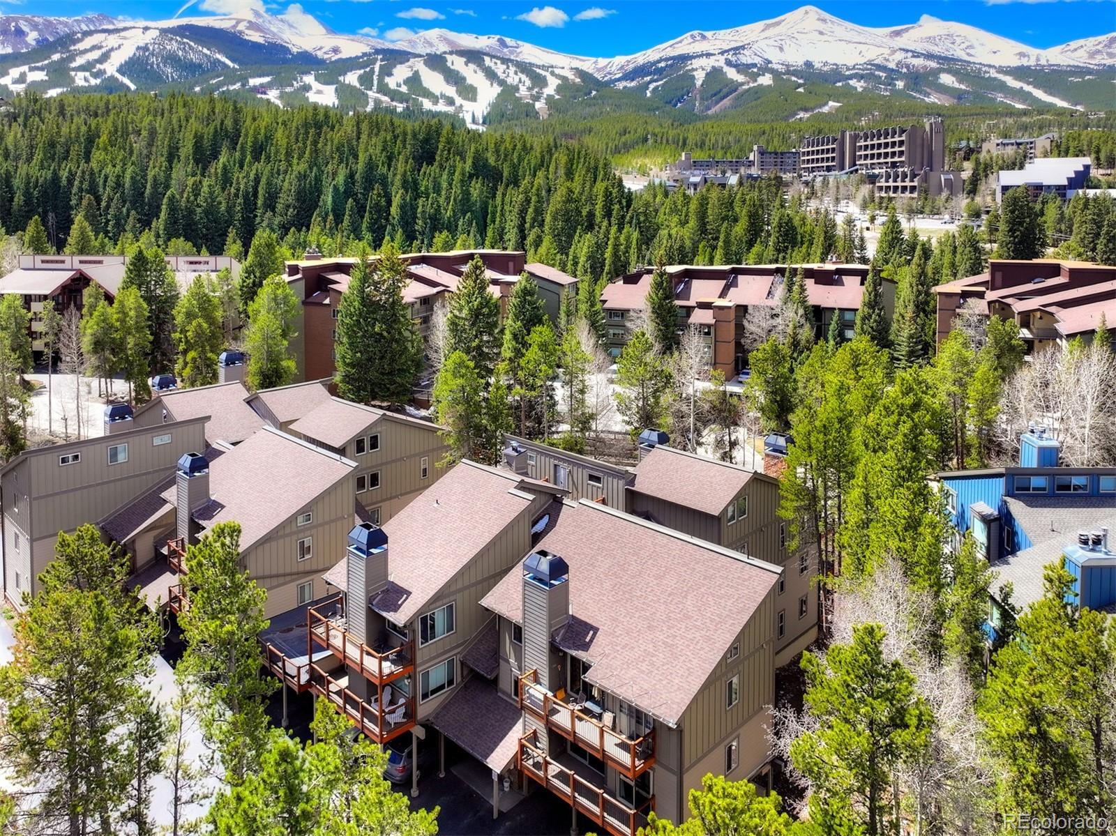 760 Columbine Road, Unit B6 Breckenridge, CO 80424 - Photo 29 of 39 an aerial view of multiple house