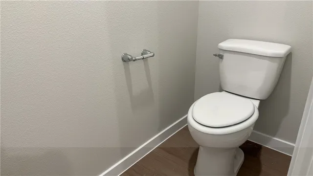 a view of an front of red wall