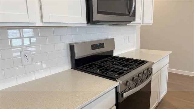 a close view of closet