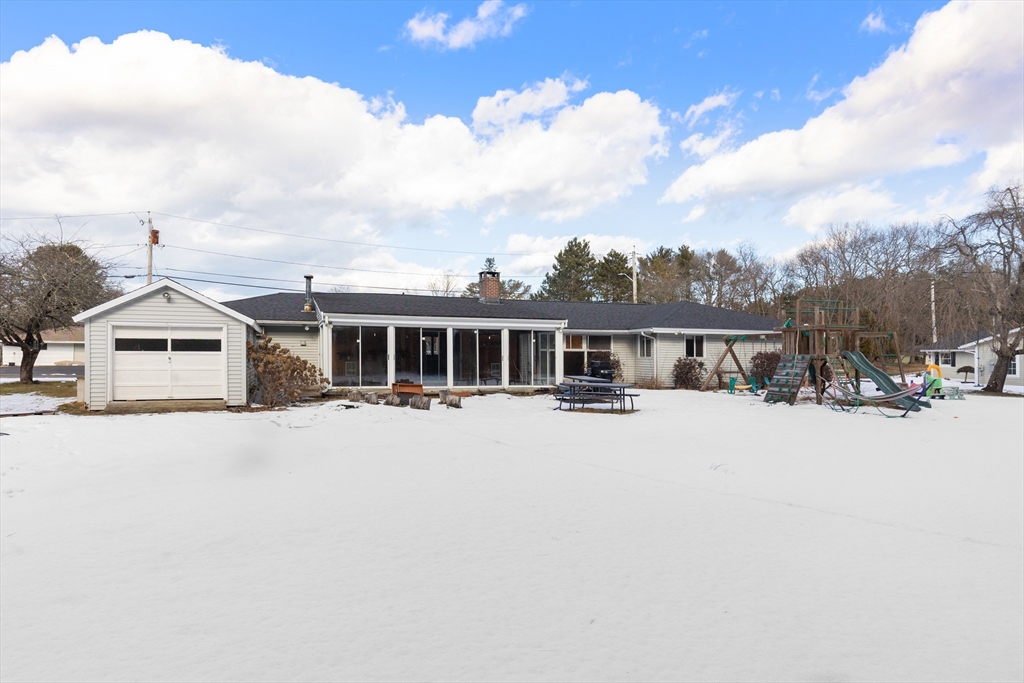 5 Richard Road Hingham, MA 02043 - Photo 11 of 12 a front view of a house with a yard
