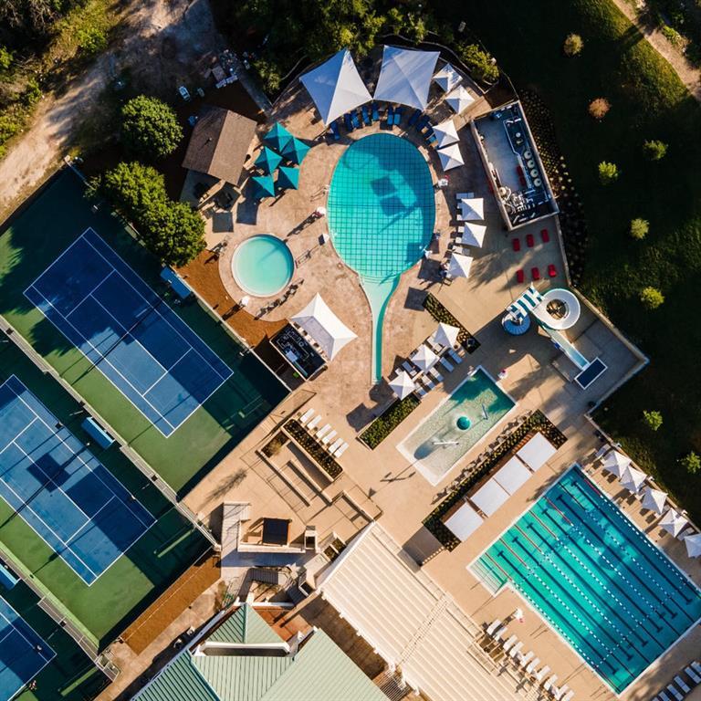 16 Tournament Way The Hills, TX 78738 - Photo 35 of 40 an aerial view of a backyard