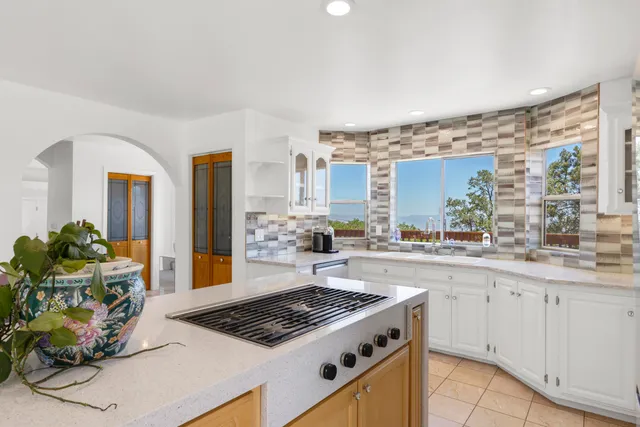 a bathroom with a shower and a sink