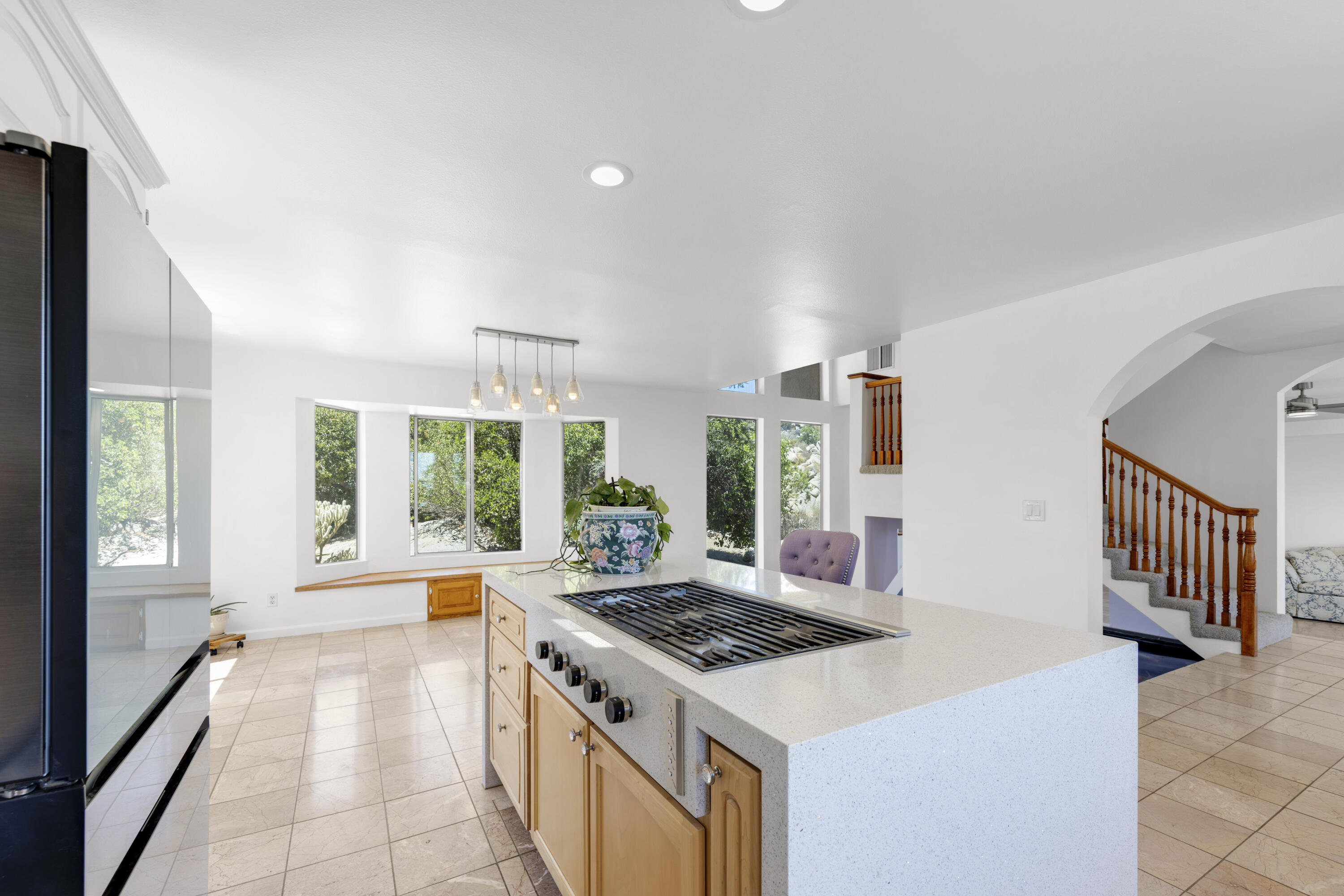 60425 Santa Rosa Road Mountain Center, CA 92561 - Photo 26 of 67 a kitchen with stainless steel appliances granite countertop a stove and a sink