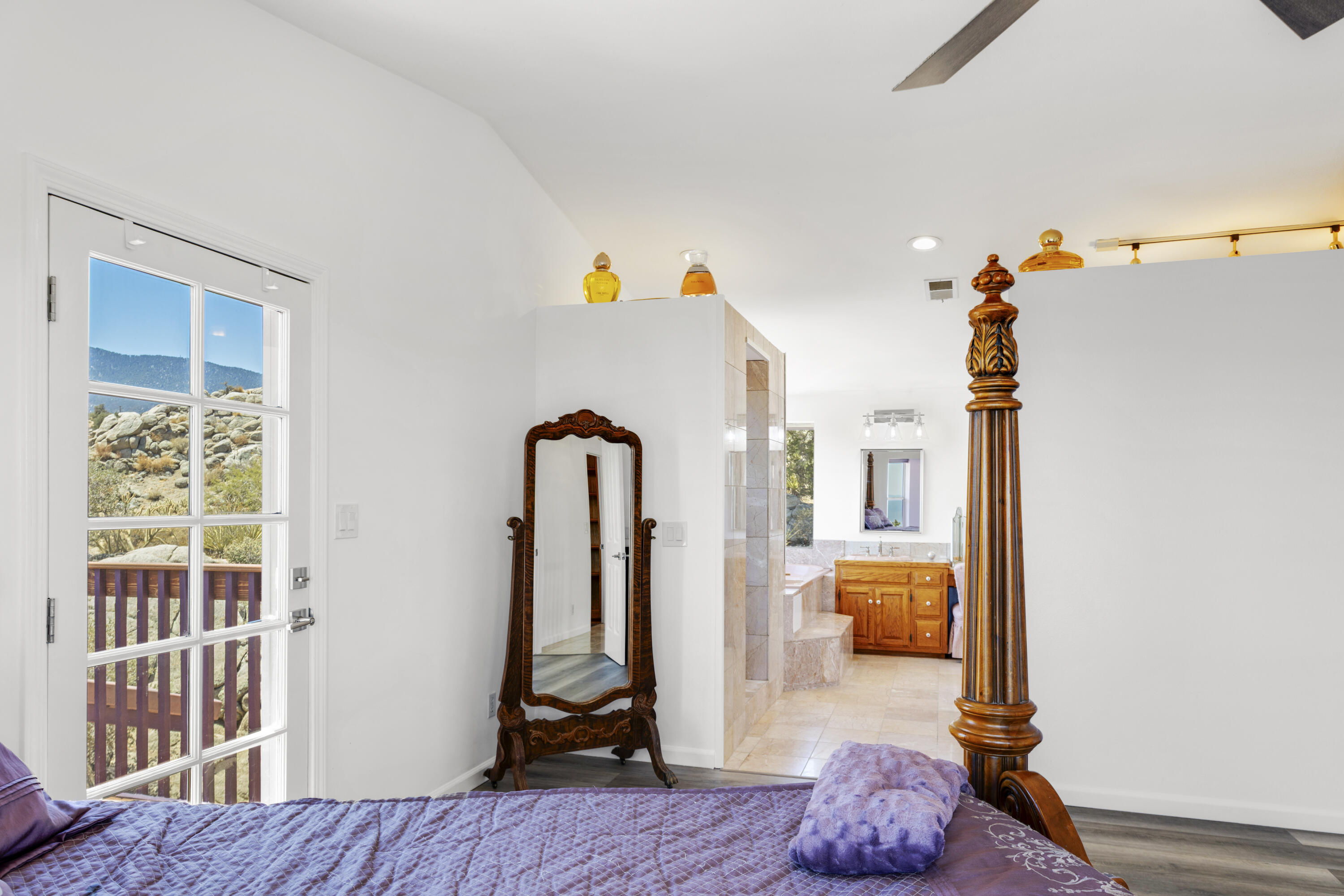 60425 Santa Rosa Road Mountain Center, CA 92561 - Photo 33 of 67 a bedroom with a bed and a window