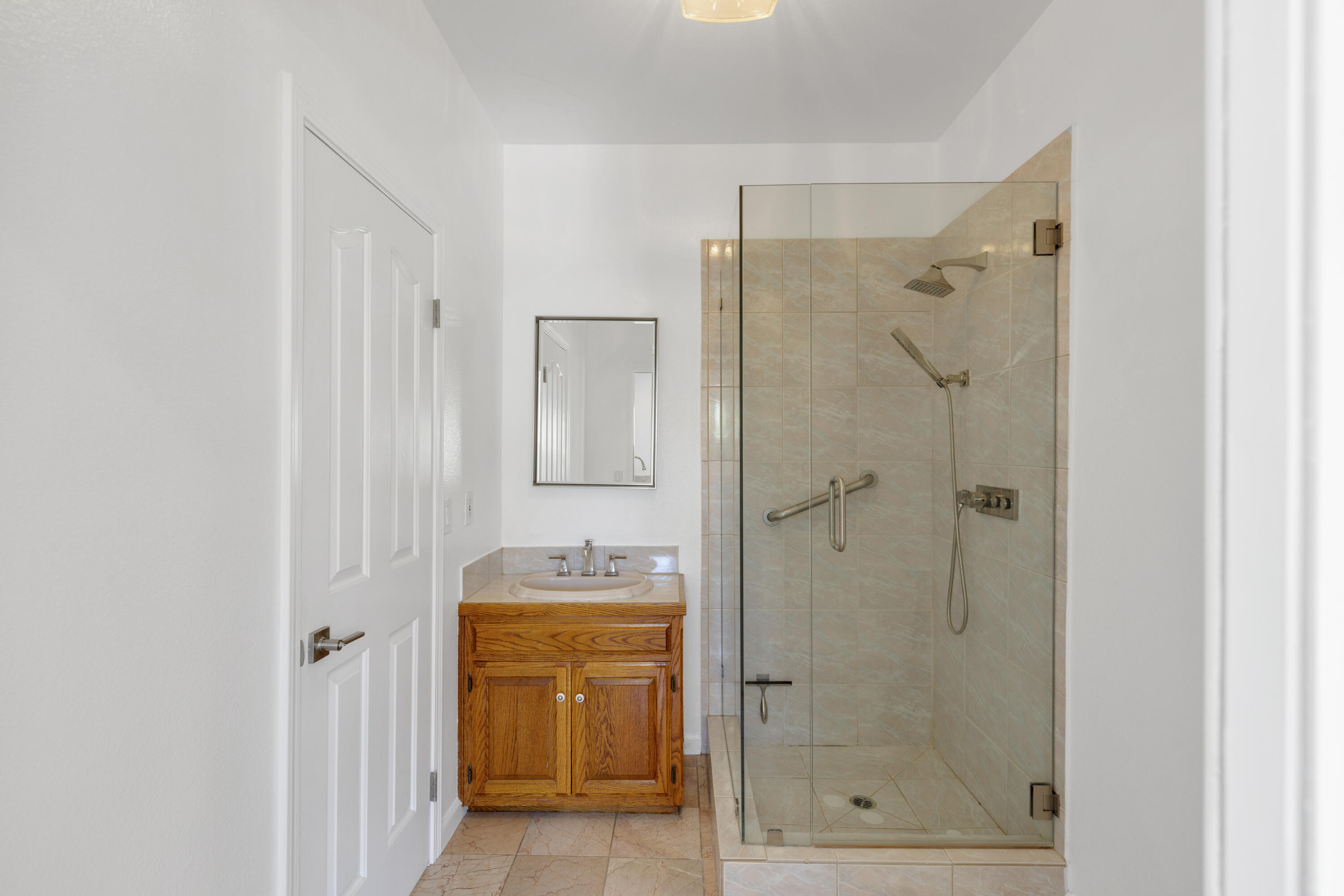 60425 Santa Rosa Road Mountain Center, CA 92561 - Photo 34 of 67 a bathroom with a shower and a sink