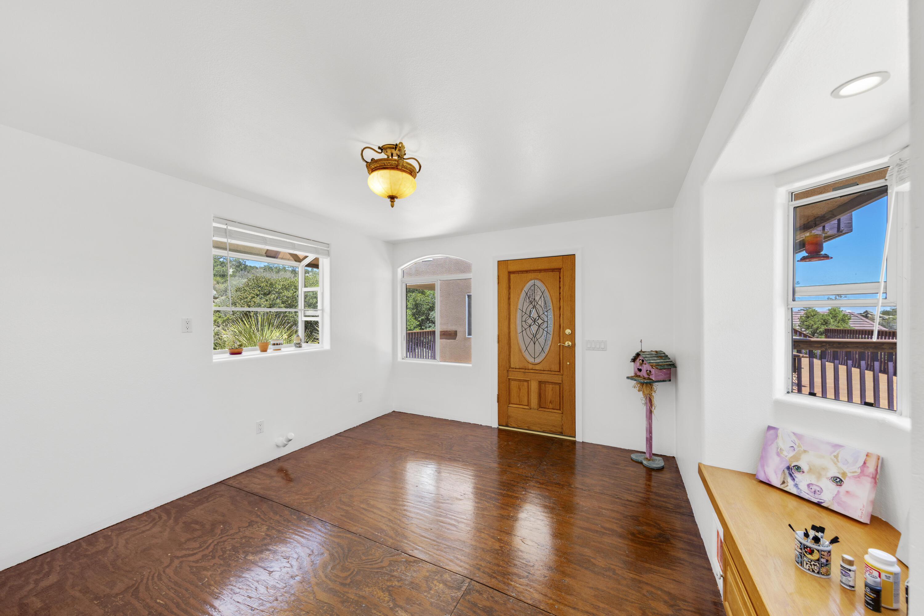 60425 Santa Rosa Road Mountain Center, CA 92561 - Photo 53 of 67 a view of an entryway with wooden floor