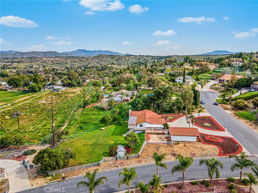 16066 Rancho Verde Circle Riverside, CA 92506 - Photo 48 of 51 an aerial view of residential houses with outdoor space and trees