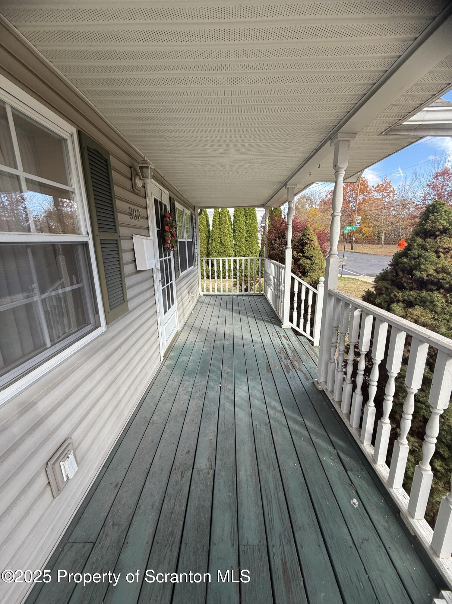 302 Main Street Blakely, PA 18452 - Photo 17 of 38 a view of outdoor space with wooden floor