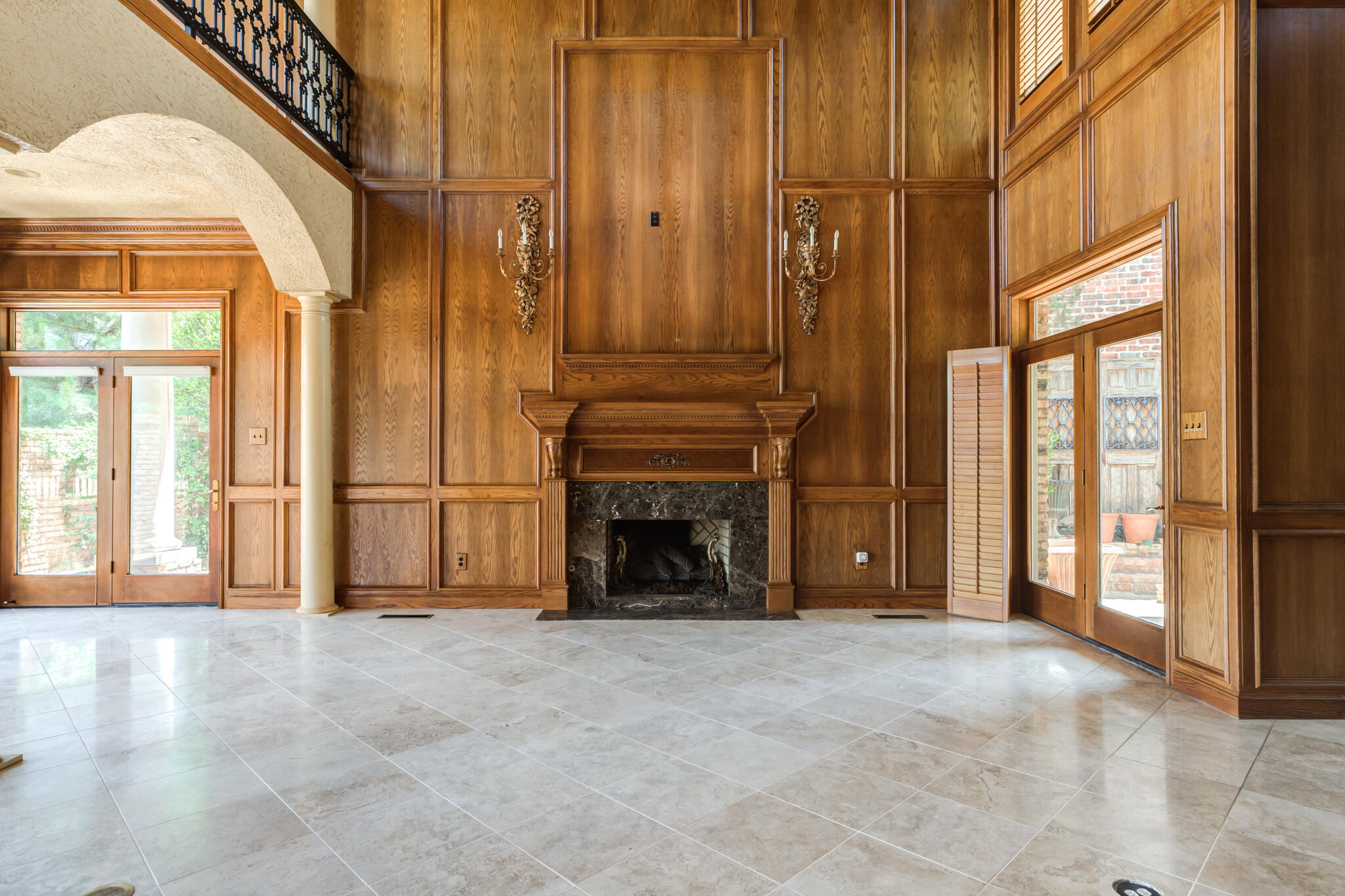 8901 York Place Lubbock, TX 79424 - Photo 17 of 45 a view of an entryway with a fireplace