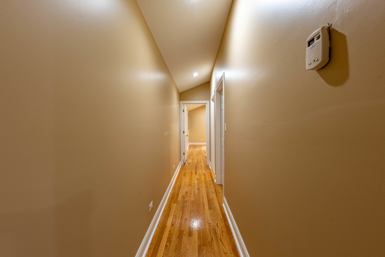 2012 West Coulter Street Chicago, IL 60608 - Photo 19 of 47 a view of hallway with wooden floor