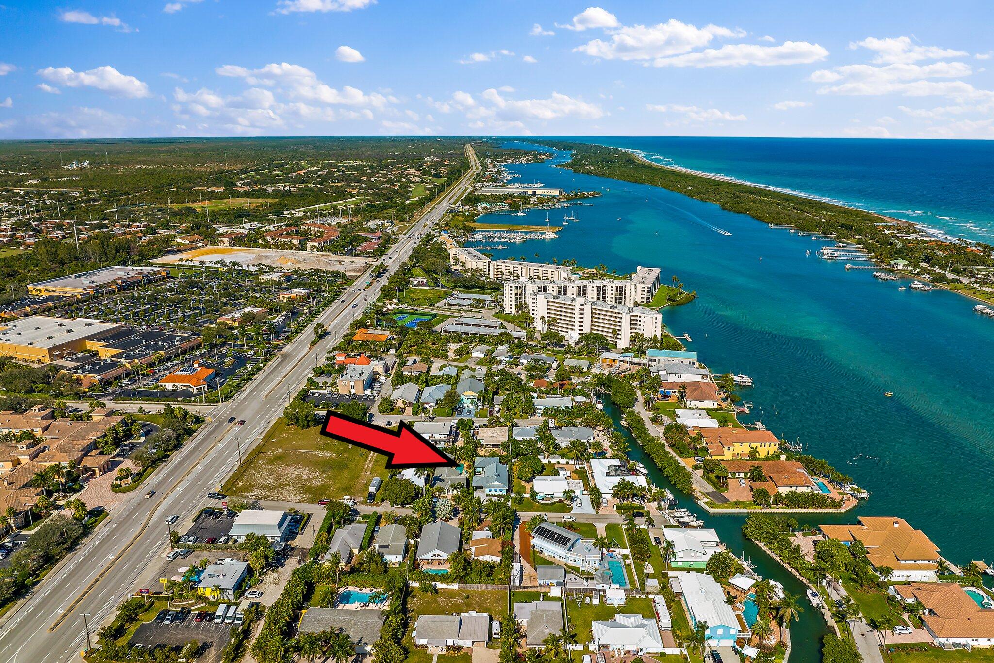 3443 Inlet Court Jupiter, FL 33469 - Photo 56 of 59 3443 Inlet Ct aerail north