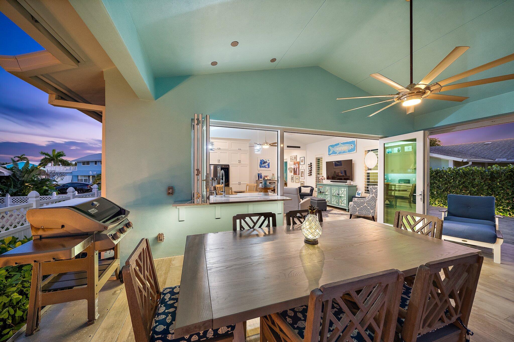 3443 Inlet Court Jupiter, FL 33469 - Photo 9 of 59 a view of a dining room with furniture window and outside view