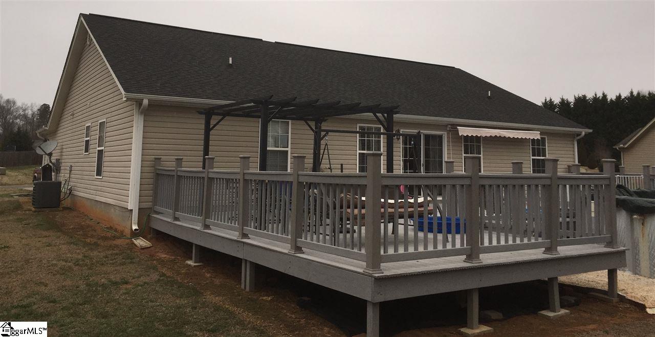210 Legacy Drive Inman, SC 29349 - Photo 22 of 31 View of the Composite Deck, from the large backyard.