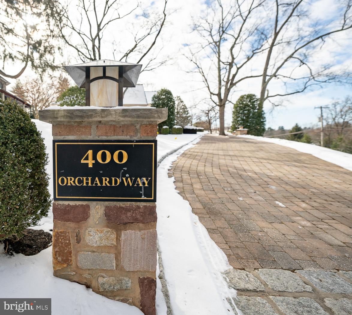 400 Orchard Way Wayne, PA 19087 - Photo 56 of 60 a sign that is on the side of the road