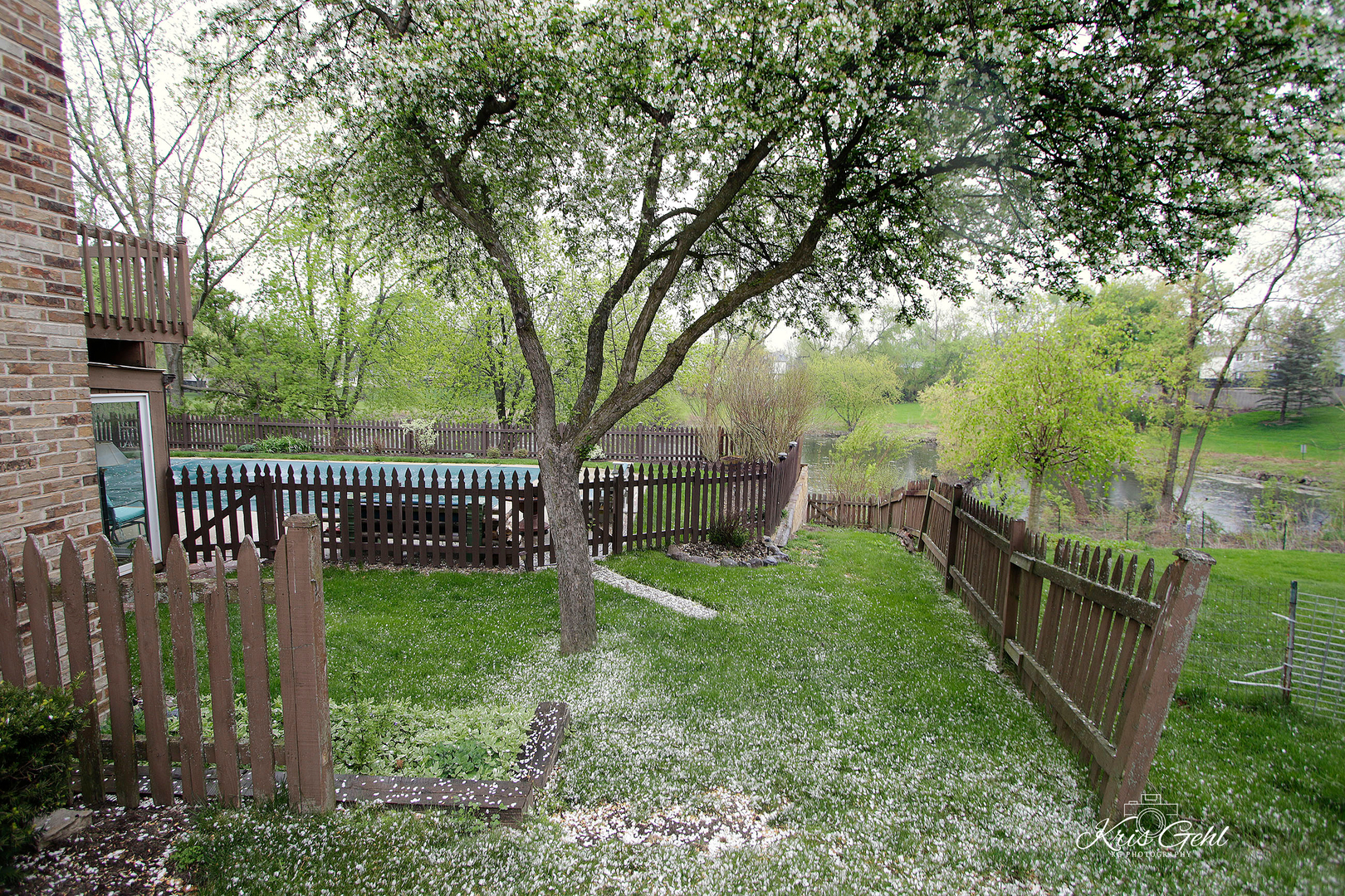 Undisclosed Address Lindenhurst, IL 60046 - Photo 29 of 32 a view of a deck and a backyard