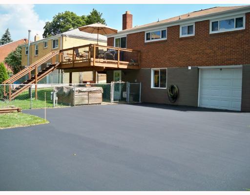 563 Beatty Road Monroeville, PA 15146 - Photo 9 of 17 View. View of back of home with deck and driveway.