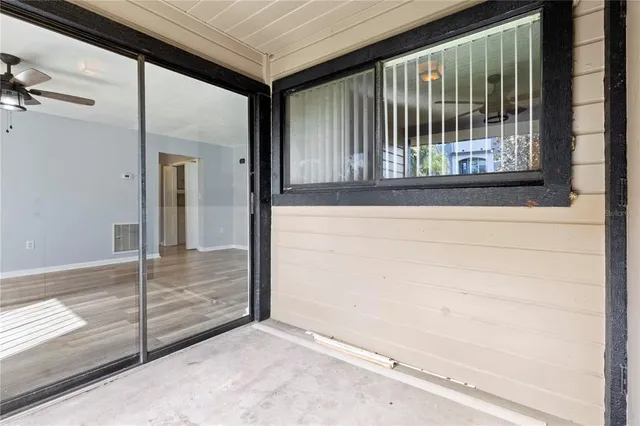 a view of front door