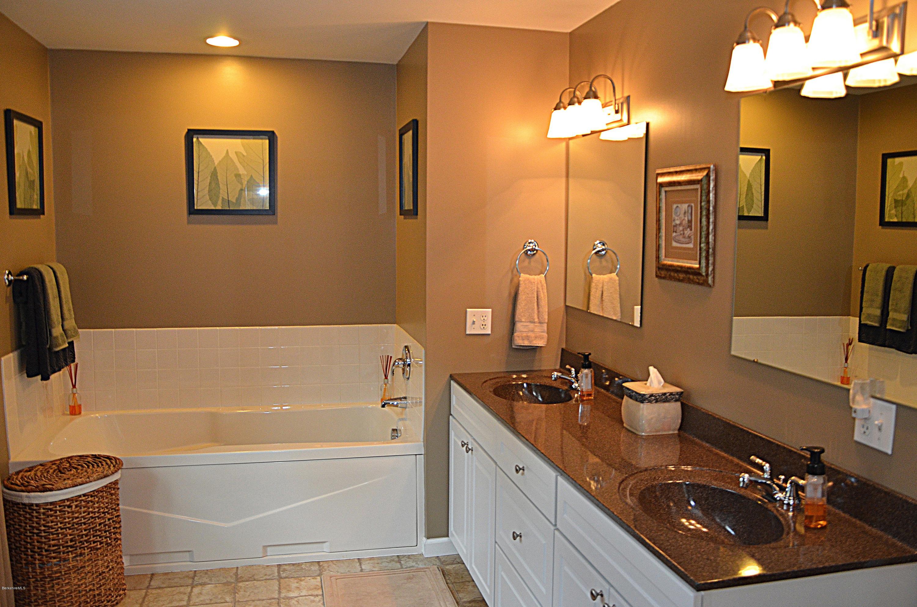 735 Upper Valley Road Washington, MA 01223 - Photo 26 of 33 a bathroom with a sink a tub and a mirror