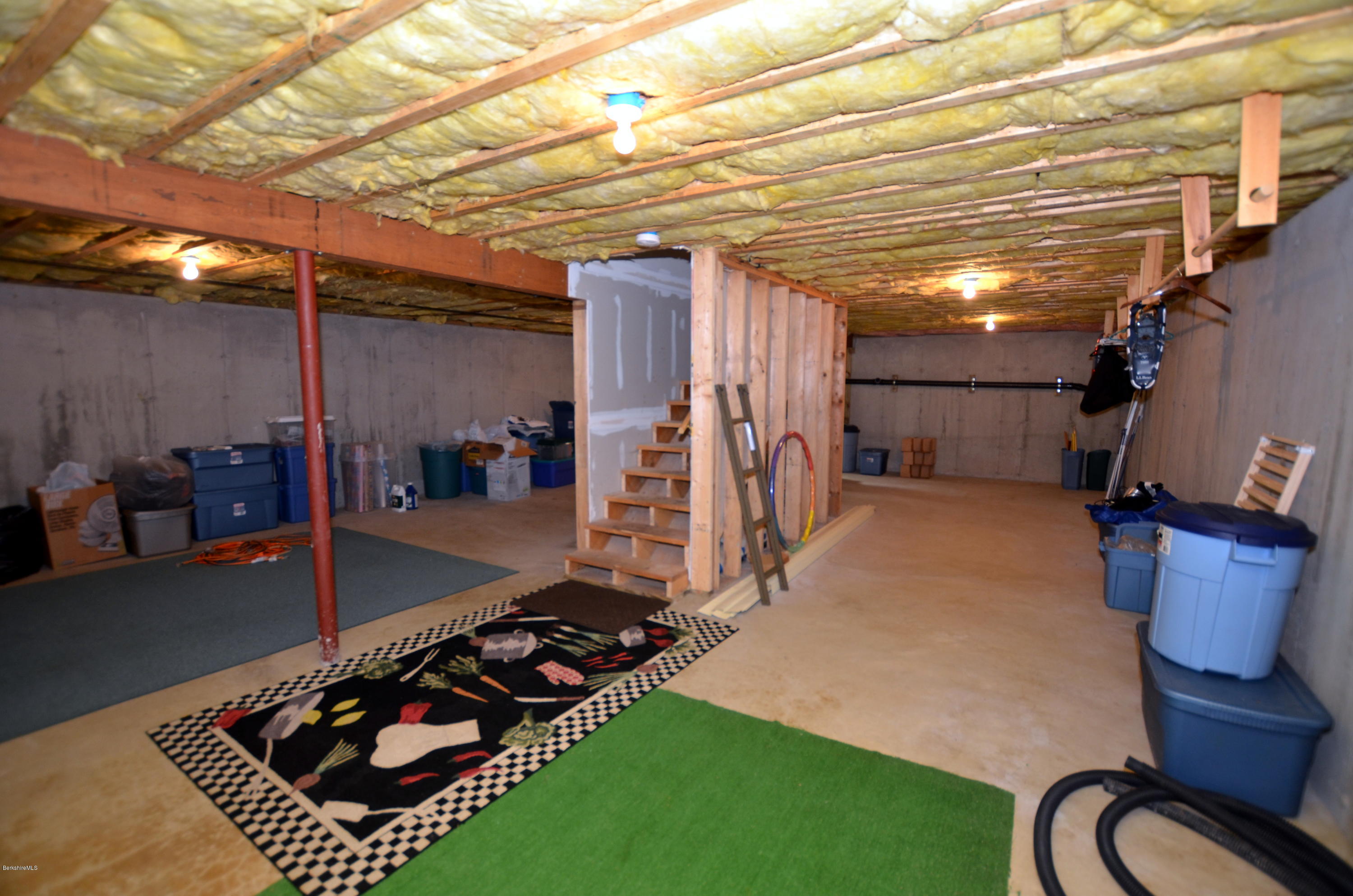 735 Upper Valley Road Washington, MA 01223 - Photo 32 of 33 a view of a backyard with furniture and a garage