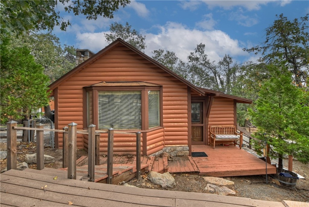1211 Bridal Path Rimforest, CA 92378 - Photo 25 of 28 a view of a house with a yard