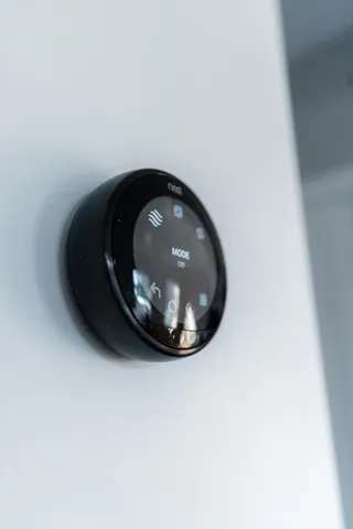 a living room with furniture and window