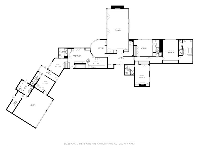 6547 South County Line Road Burr Ridge, IL 60527 - Photo 23 of 24 a picture of floor plan