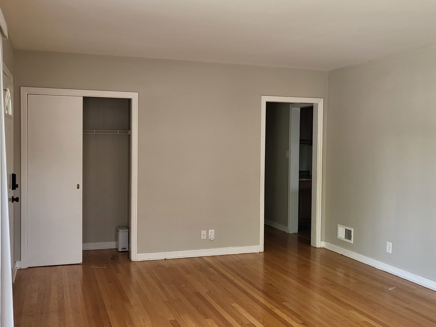 3328 Butler Avenue Steger, IL 60475 - Photo 6 of 22 a view of an empty room with wooden floor and closet