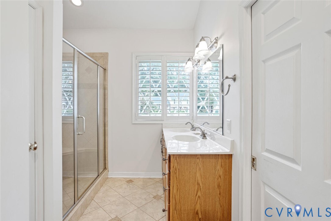 307 North Wilkinson Road Richmond, VA 23227 - Photo 40 of 48 Guest Suite Bathroom with Walk in Shower