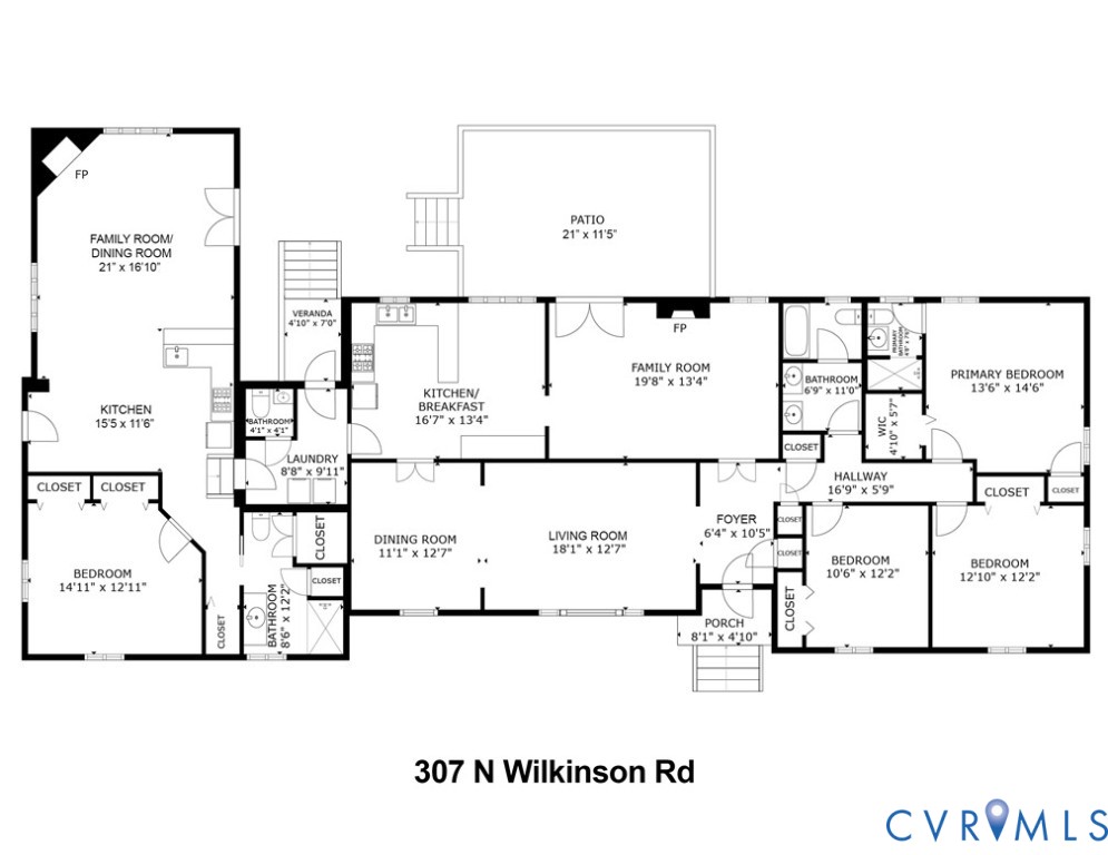 307 North Wilkinson Road Richmond, VA 23227 - Photo 48 of 48 View of property floor plan