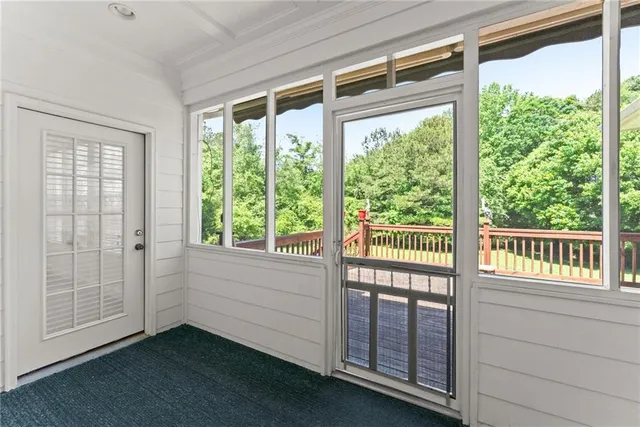 a room with toys and a window