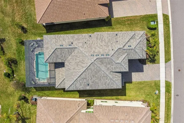 front view of a house with a small yard