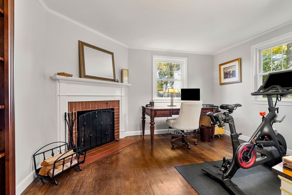 5 Fulton Road Andover, MA 01810 - Photo 13 of 27 a view of a livingroom with furniture and a fireplace