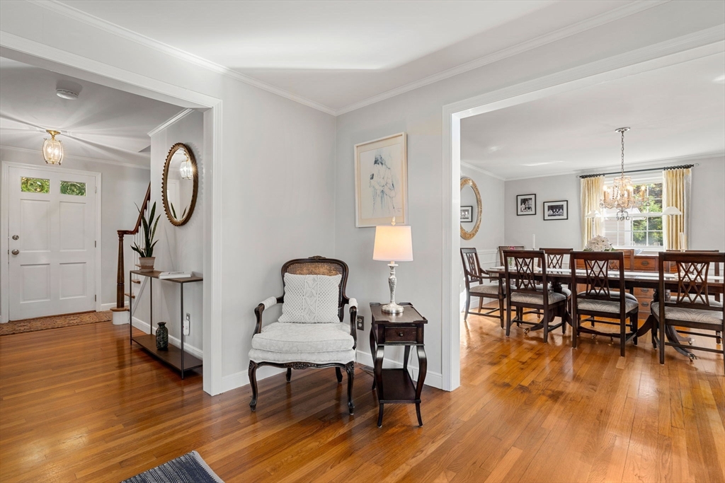 5 Fulton Road Andover, MA 01810 - Photo 4 of 27 a view of a dining room with furniture window and wooden floor
