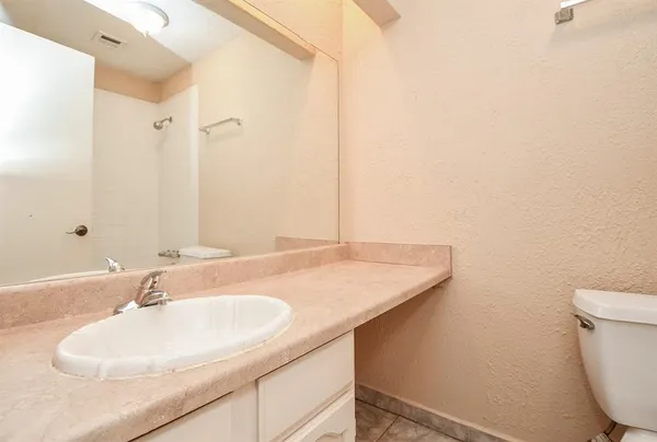 a bathroom with a sink and a toilet