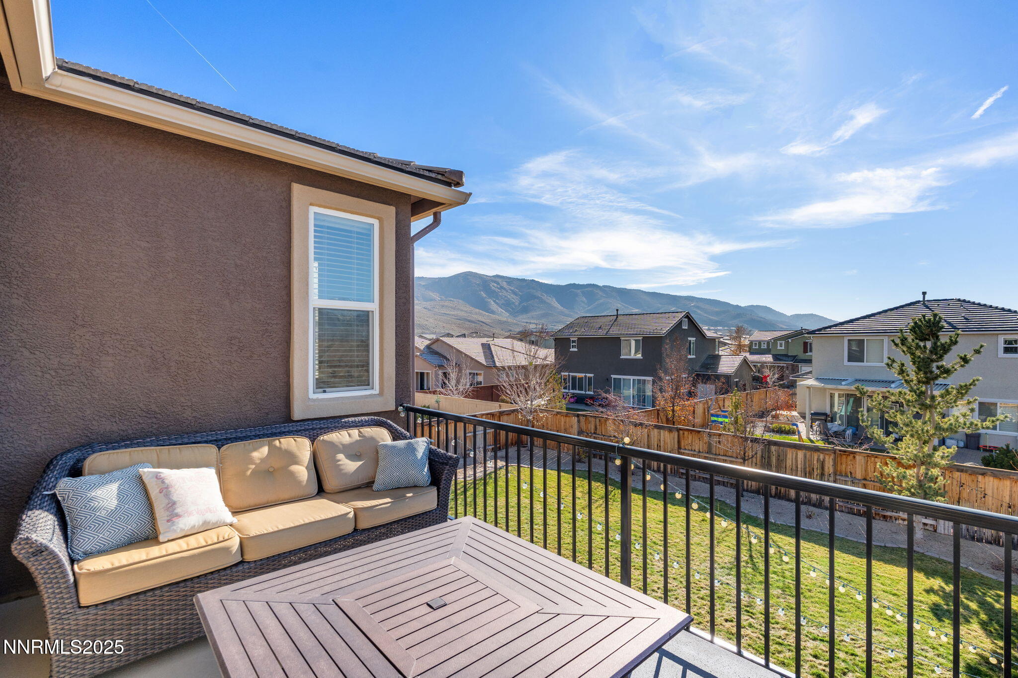 3090 Show Jumper Lane Reno, NV 89521 - Photo 24 of 42 a view of a balcony with furniture