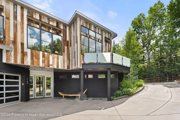 a front view of a building