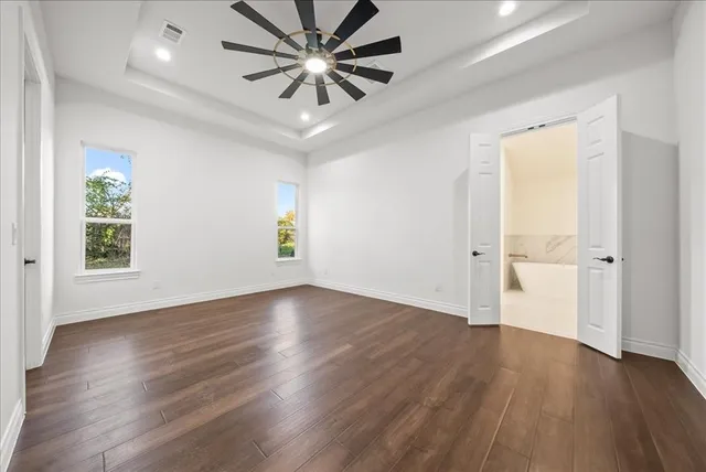 wooden floor in an empty room