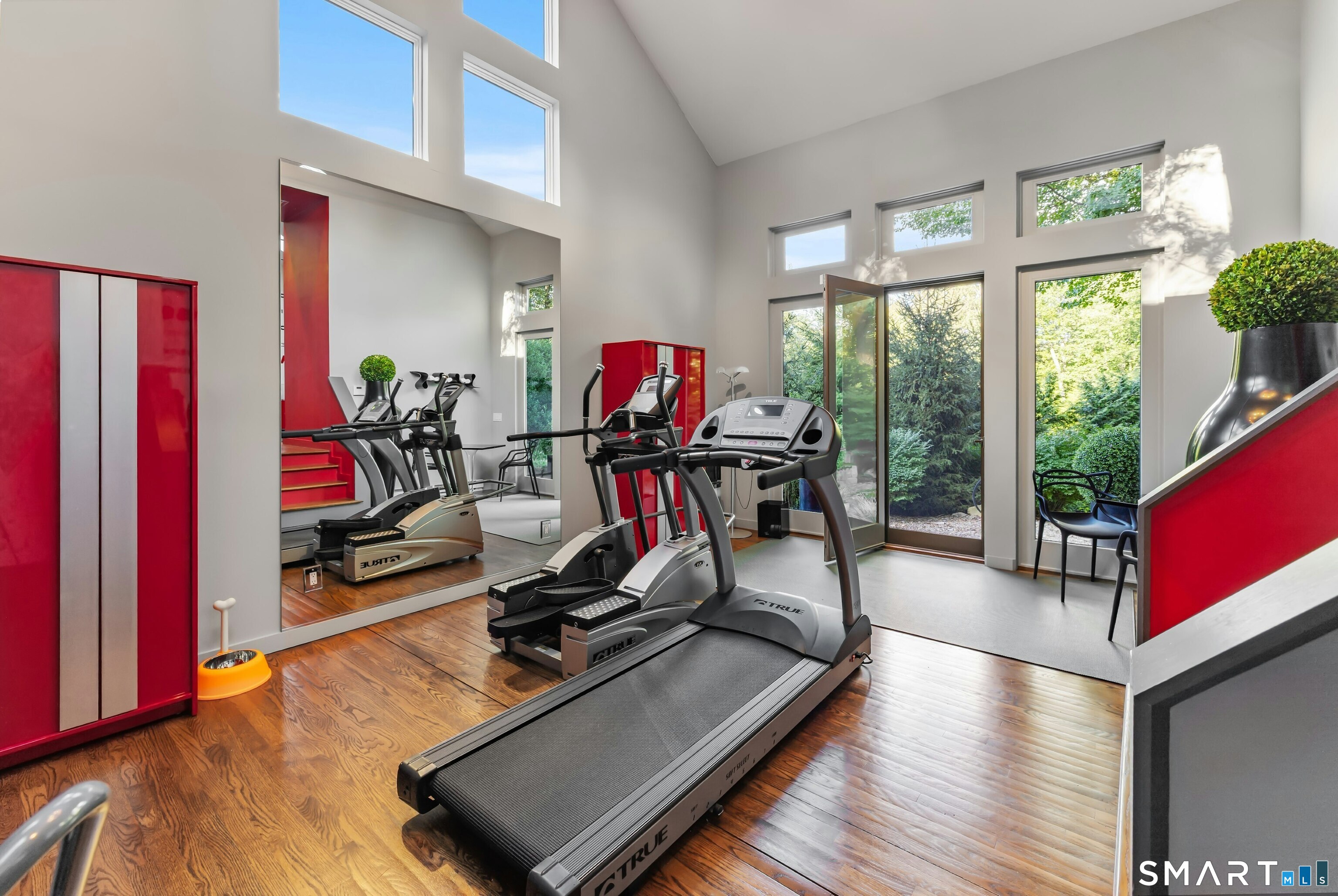 300 Sturges Ridge Road Wilton, CT 06897 - Photo 38 of 40 a view of a room with gym equipment