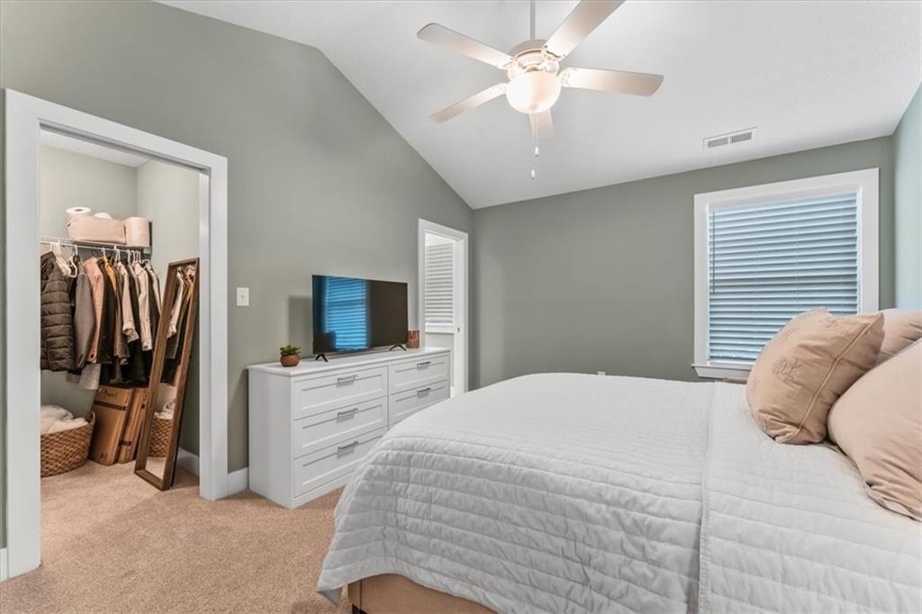 134 Pearce Road Mars, PA 16046 - Photo 19 of 25 a bedroom with a bed and a flat screen tv