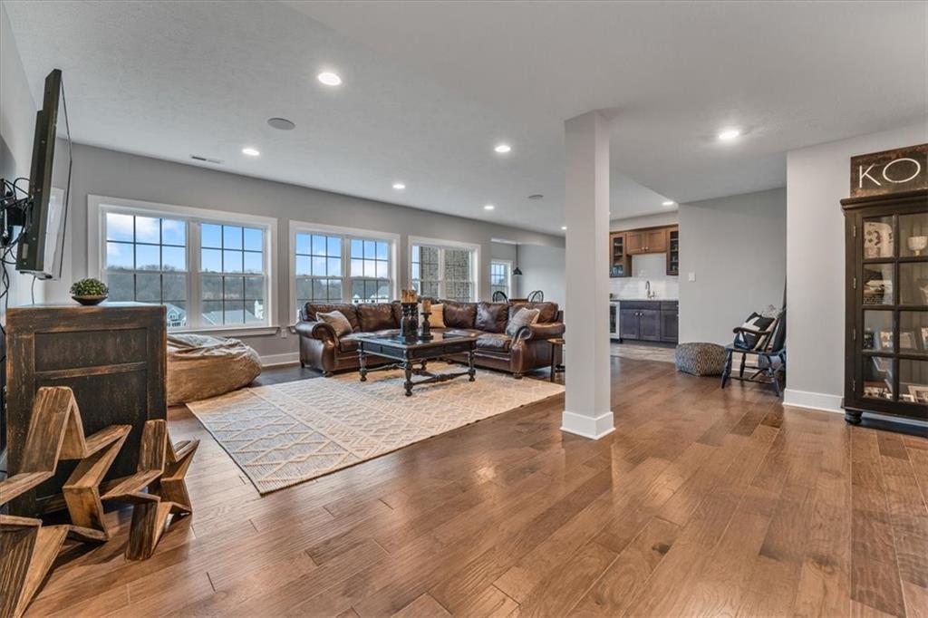 134 Pearce Road Mars, PA 16046 - Photo 20 of 25 a living room with furniture and a wooden floor