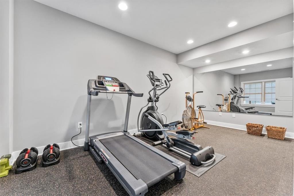 134 Pearce Road Mars, PA 16046 - Photo 22 of 25 a view of a room with gym equipment