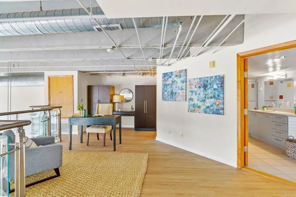 a view of a living room