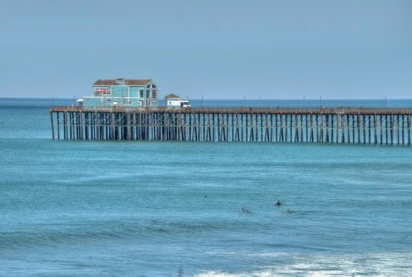 a view of an ocean and beach