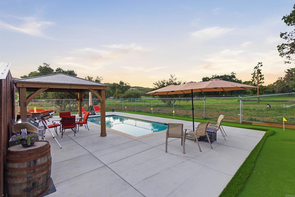 2219 Buckman Springs Road Campo, CA 91906 - Photo 36 of 58 range – glowing pool patio