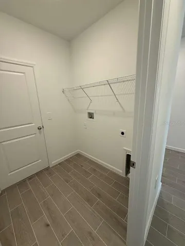 an empty room with window