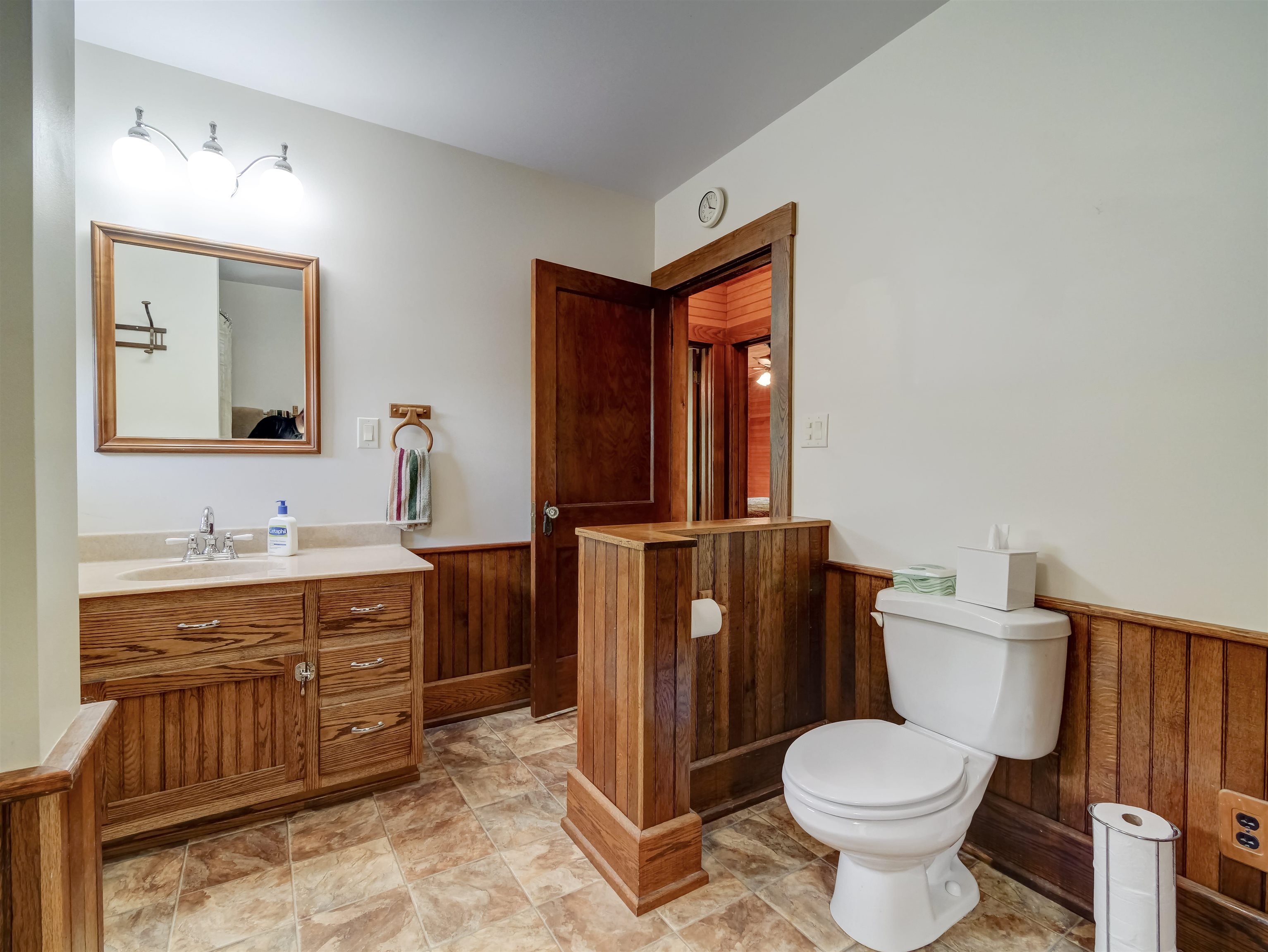 7304 Dry Run Road Williamsville, VA 24487 - Photo 38 of 57 a bathroom with a toilet a sink and mirror
