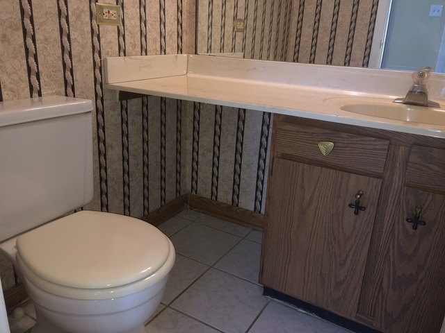 17 Churn Road, Unit 23 Matteson, IL 60443 - Photo 8 of 17 a bathroom with a toilet and a sink
