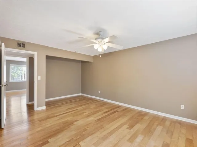 wooden floor in an empty room